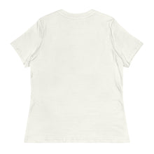 Want to Eat Food Again? women's relaxed tee in vintage white, back