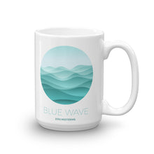 "Blue Wave Circle" Mug