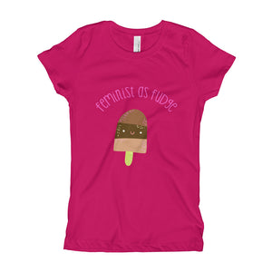 Kids "Feminist As Fudge" Girl's T-Shirt
