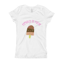 Kids "Feminist As Fudge" Girl's T-Shirt